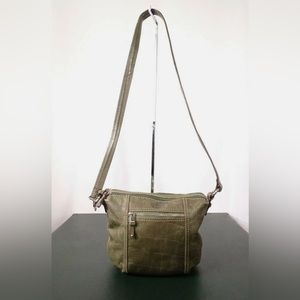 💸LOWEST PRICE💸 Tignanello Women Green
Olive Leather Satchel Handbag Purse